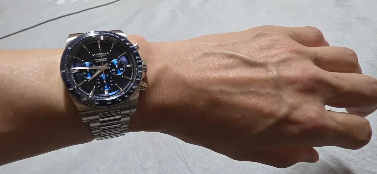 LONGINES ロンジン コンクエスト クオーツ ブルー 42mm