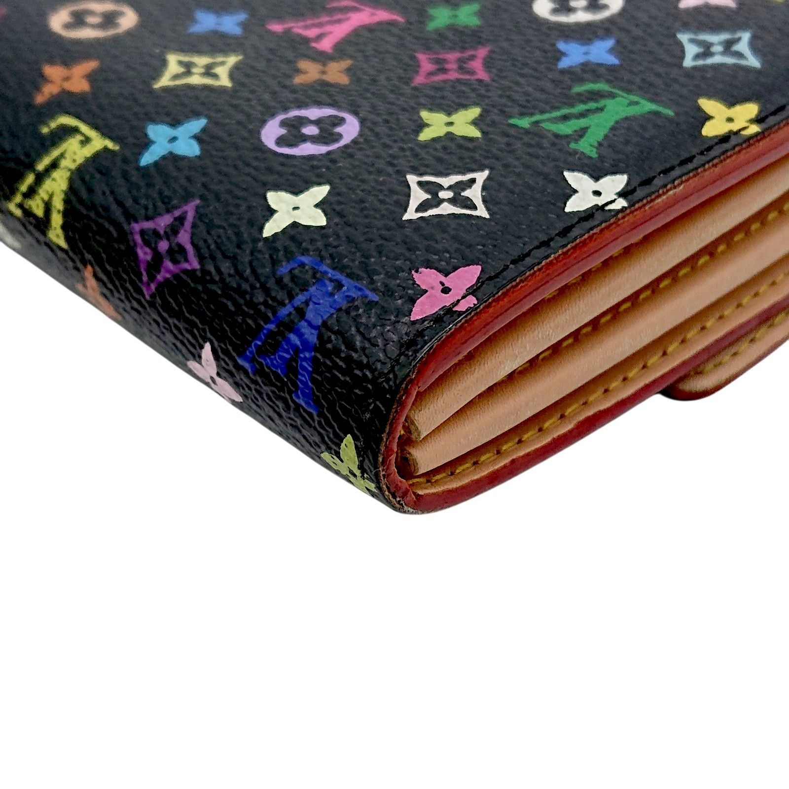 美品】LOUIS VUITTON ルイヴィトン マルチカラー サラ 長財布 
