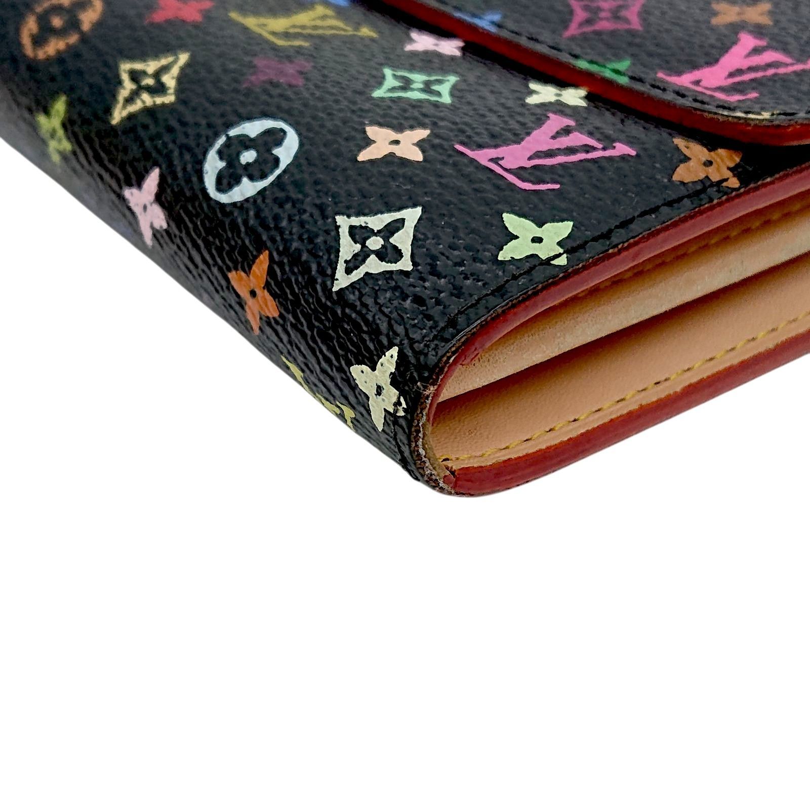 美品】LOUIS VUITTON ルイヴィトン マルチカラー サラ 長財布 