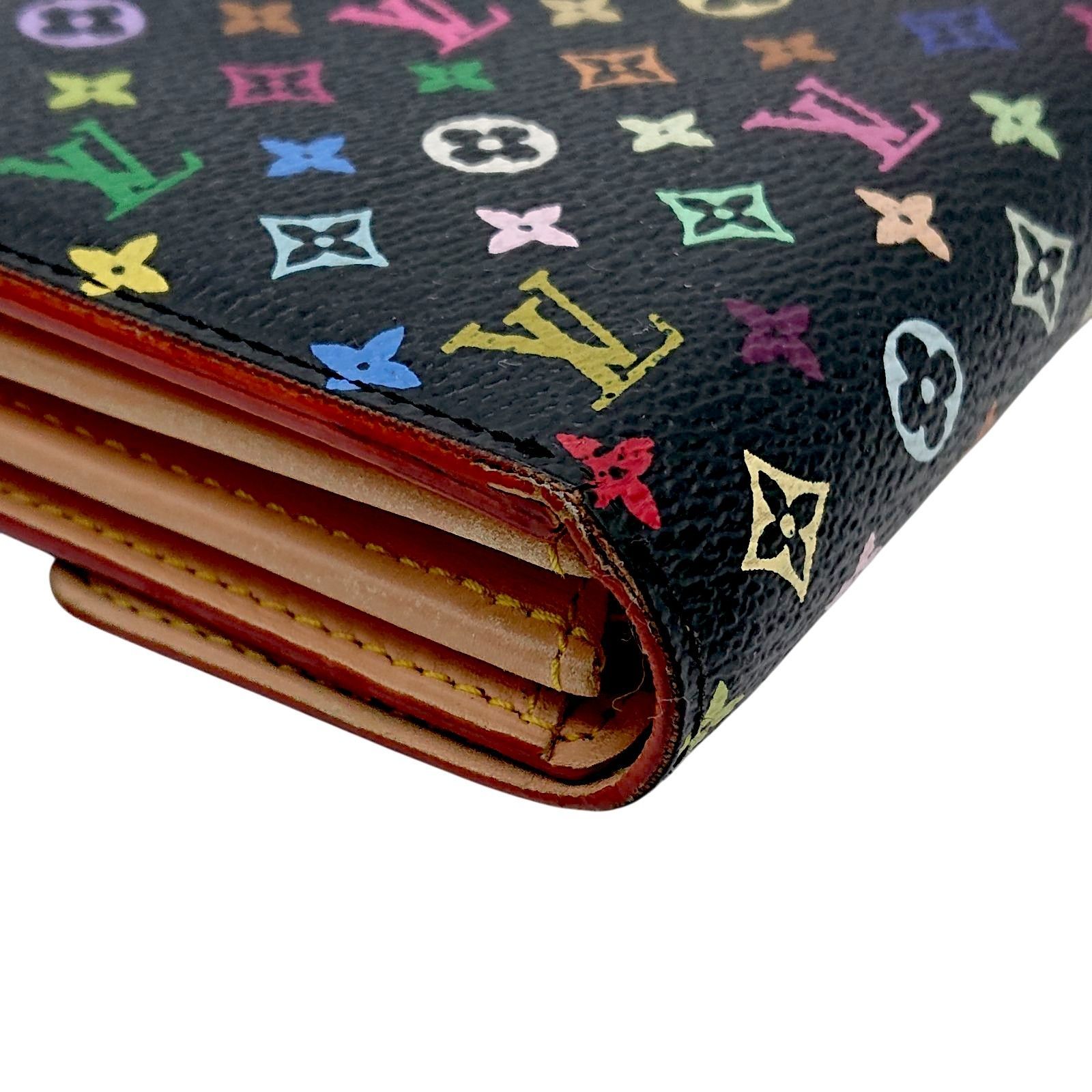 美品】LOUIS VUITTON ルイヴィトン マルチカラー サラ 長財布 