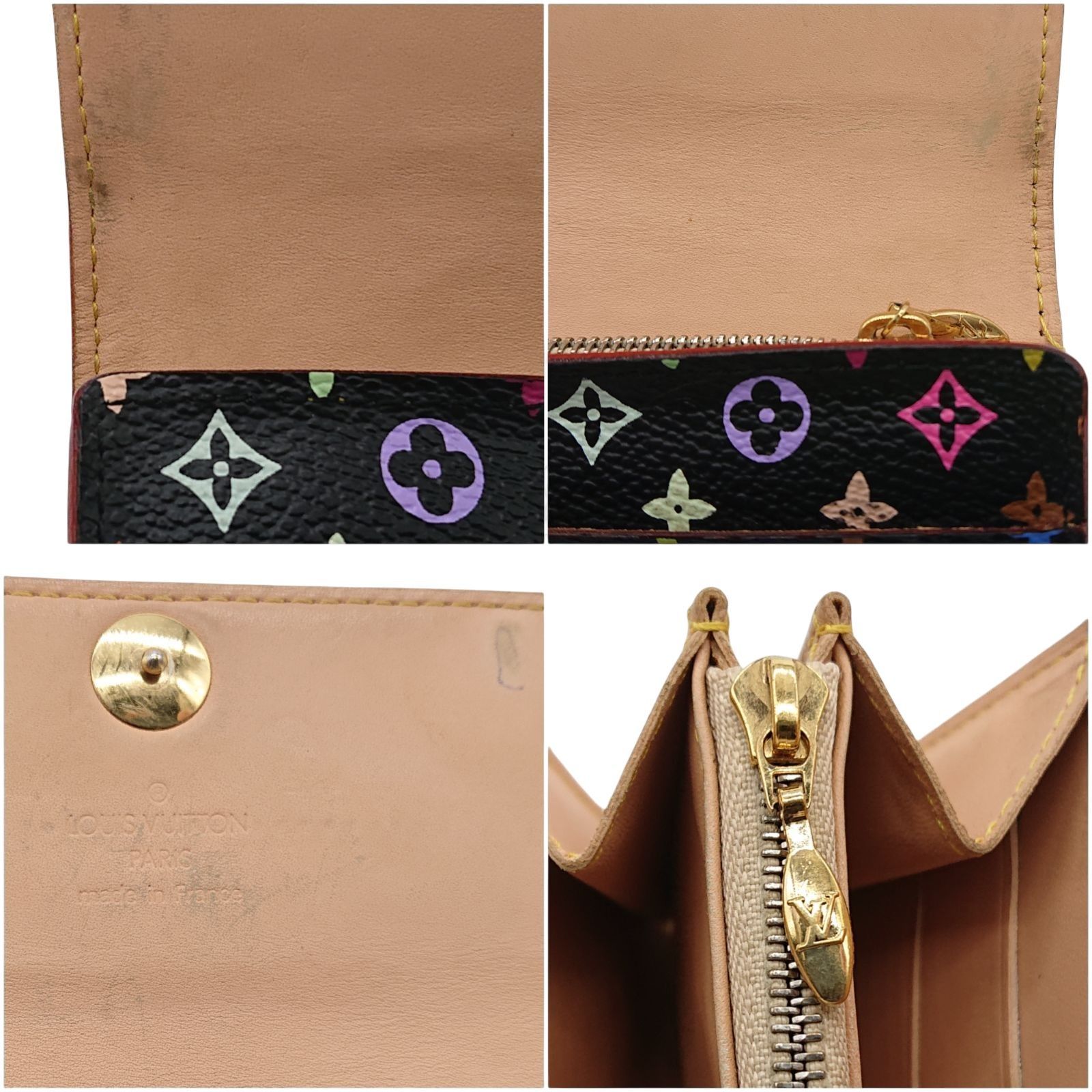 【美品】ルイヴィトン モノグラム マルチカラー ポルトフォイユサラ 箱・保存袋付 美品】LOUIS VUITTON ルイヴィトン マルチカラー サラ 長財布