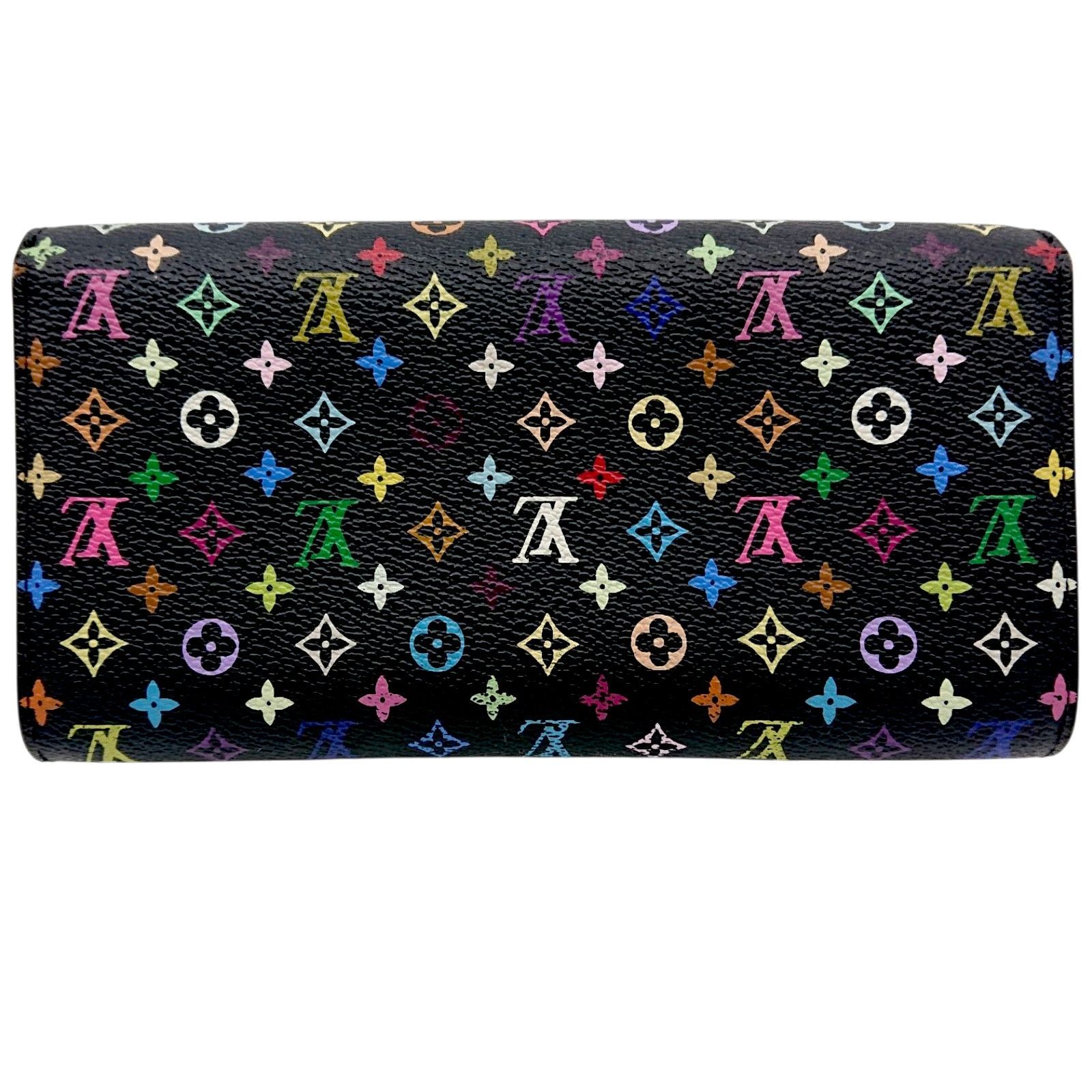 美品】LOUIS VUITTON ルイヴィトン マルチカラー サラ 長財布