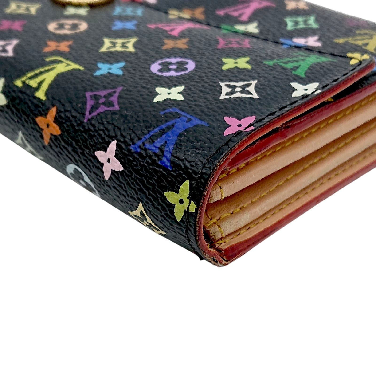 美品】LOUIS VUITTON ルイヴィトン マルチカラー サラ 長財布