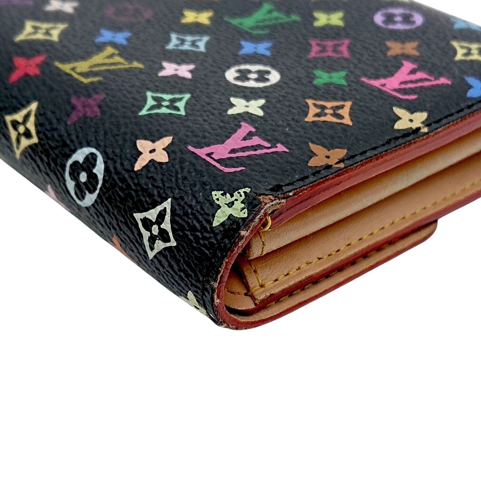 美品】LOUIS VUITTON ルイヴィトン マルチカラー サラ 長財布