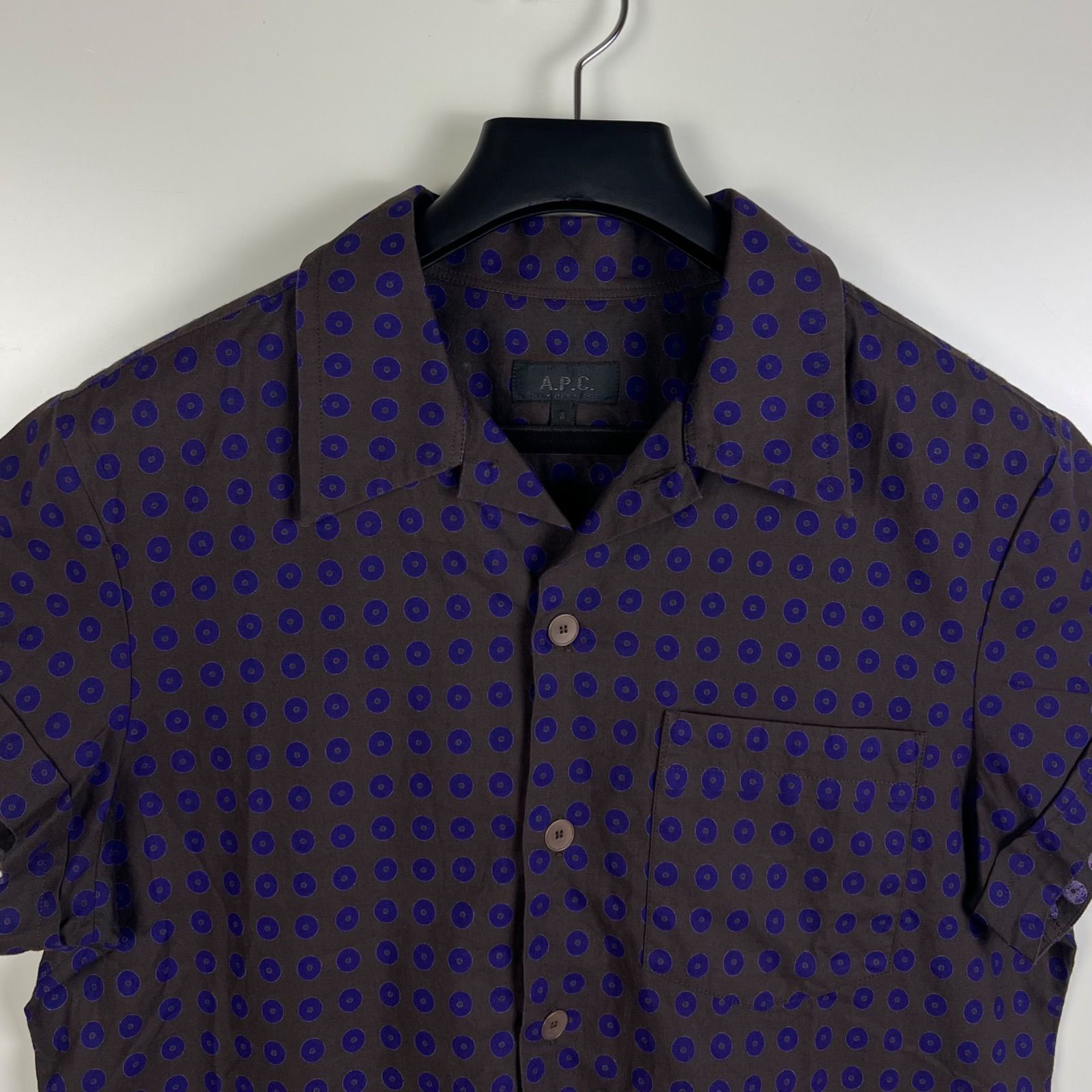 A.P.C. 00s FRANCE archive BOX shirts 3 L アーペーセー 開襟シャツ
