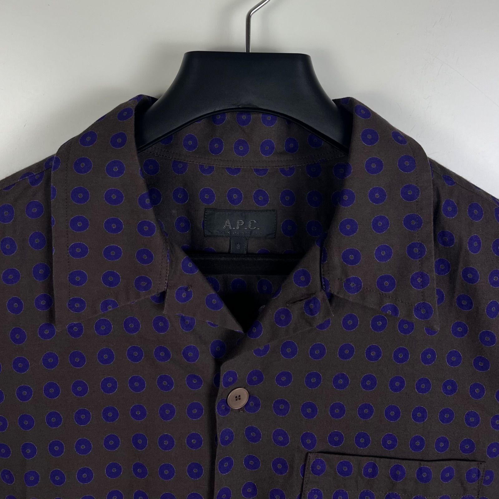A.P.C. 00s FRANCE archive BOX shirts 3 L アーペーセー 開襟シャツ