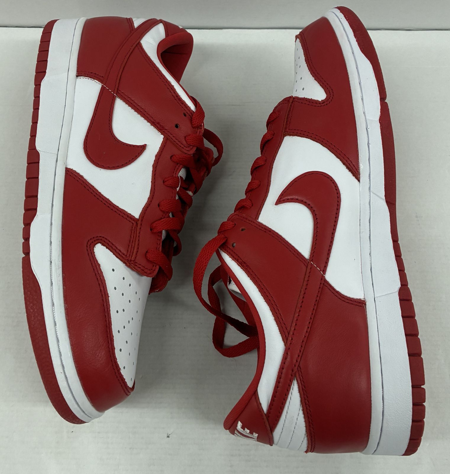 美中古 Nike Dunk Low SP White and University Red 28.5㎝ CU1727-100 