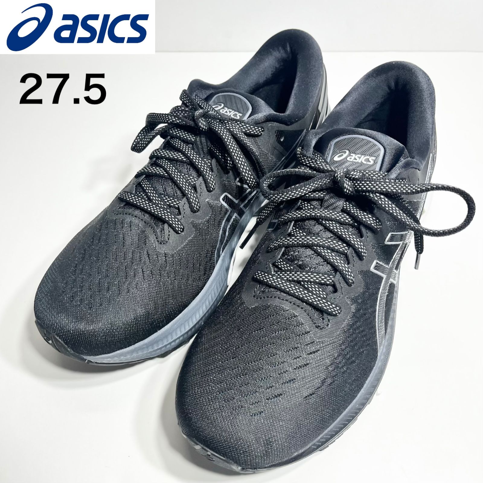 【極美品】asics アシックス GEL-KAYANO 27 ブラック 27.5cm ゲルカヤノ