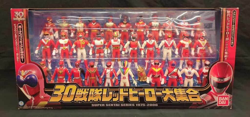 バンダイ スーパー戦隊シリーズ 30戦隊レッドヒーロー大集合