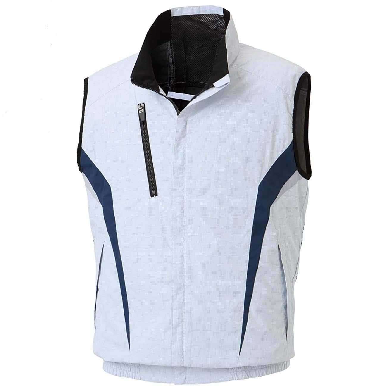 新品 サンエス(SUN-S) 空調風神服 チタン加工ベスト KF102 カモフラホワイト 3L 【服のみ】