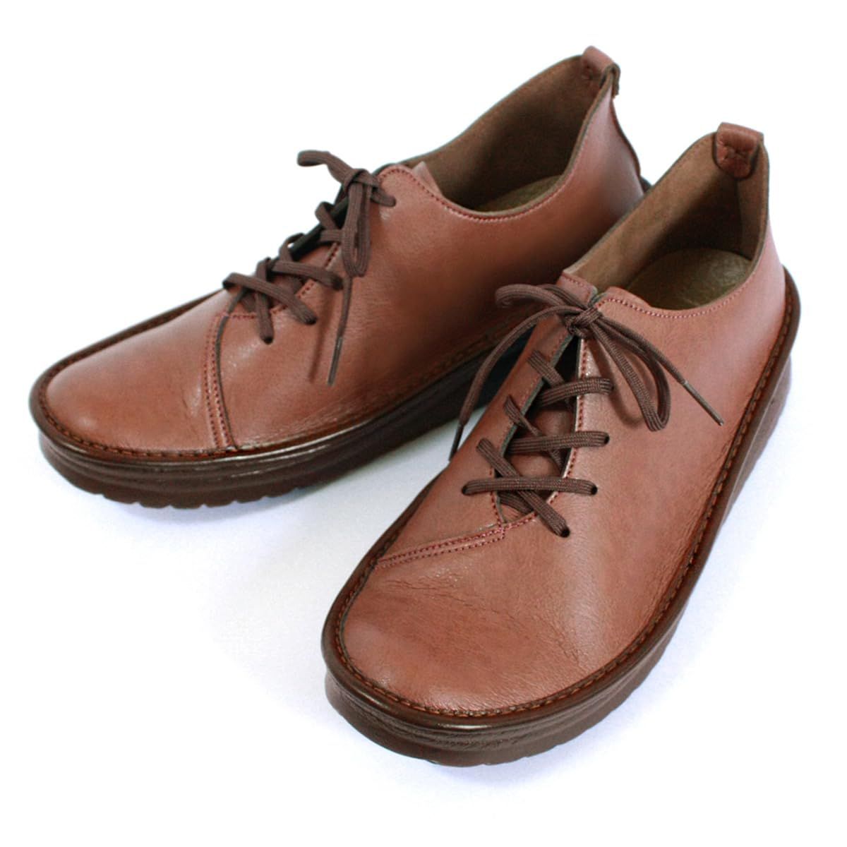 新品 [やさしい靴工房 Belle & Sofa] テニス TENIS (オールドローズ 22.0 cm)