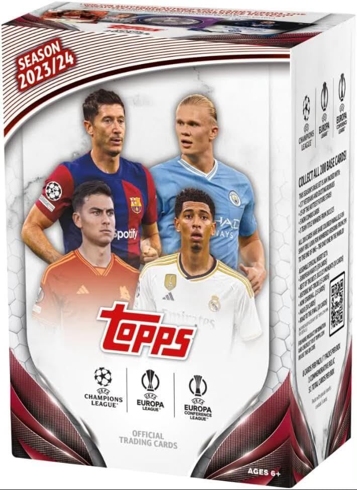 2023/24 Topps UEFAクラブコンペティションバリューボックス。