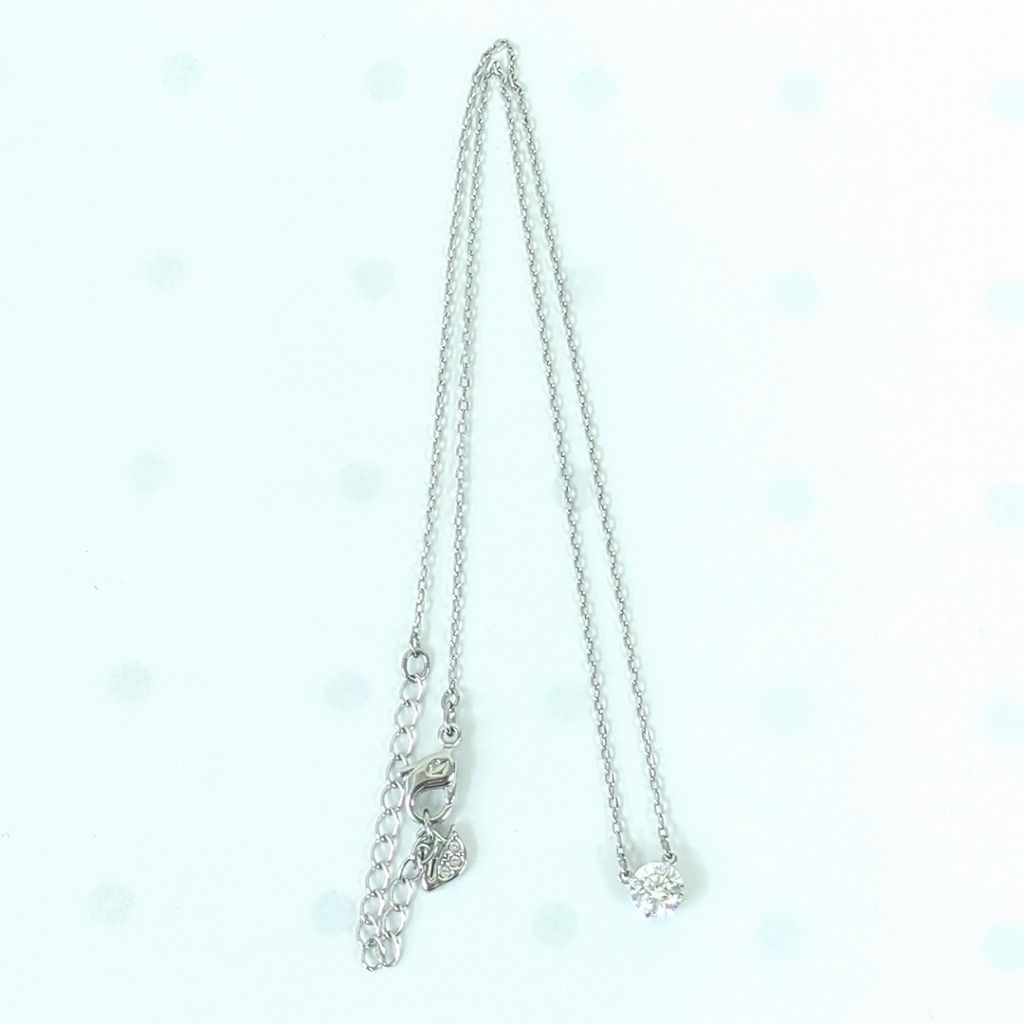 SWAROVSKI スワロフスキー 一粒 ストーン ネックレス