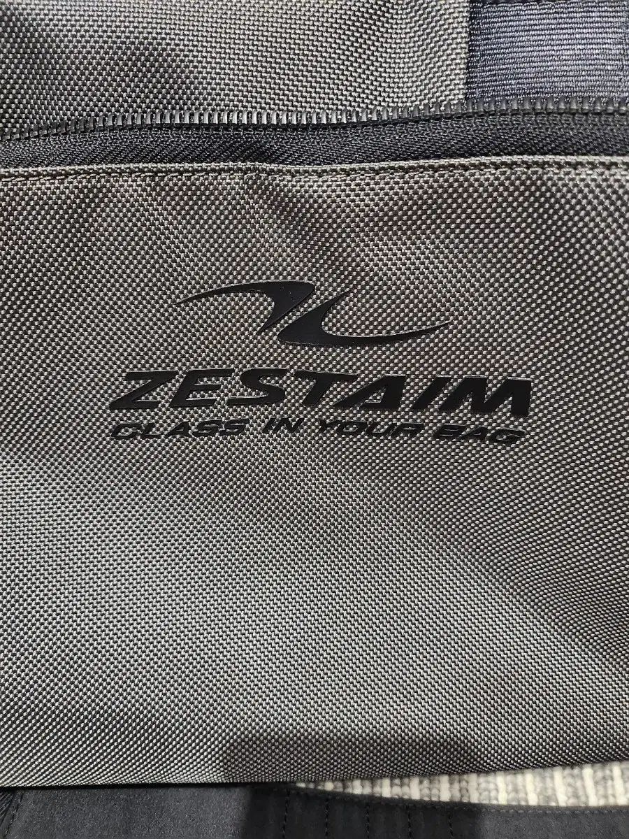 ZESTAIM グレー ボストン バッグ