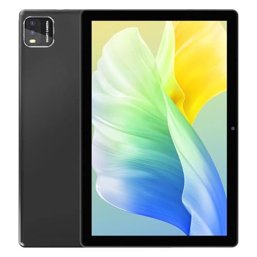 BAKEN 10インチ Android 14 タブレット、6GB + 64GB、1TB TF 拡張、クアッドコア CPU、GMS、6000mAh バッテリー、Type-C インターフェイス。 1280*800 IPS スクリーン、5G Wi- 6a07698a