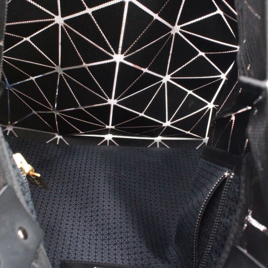 未使用級】BAOBAO ルーセントマット トートバッグ 幾何学模様 ピンク系