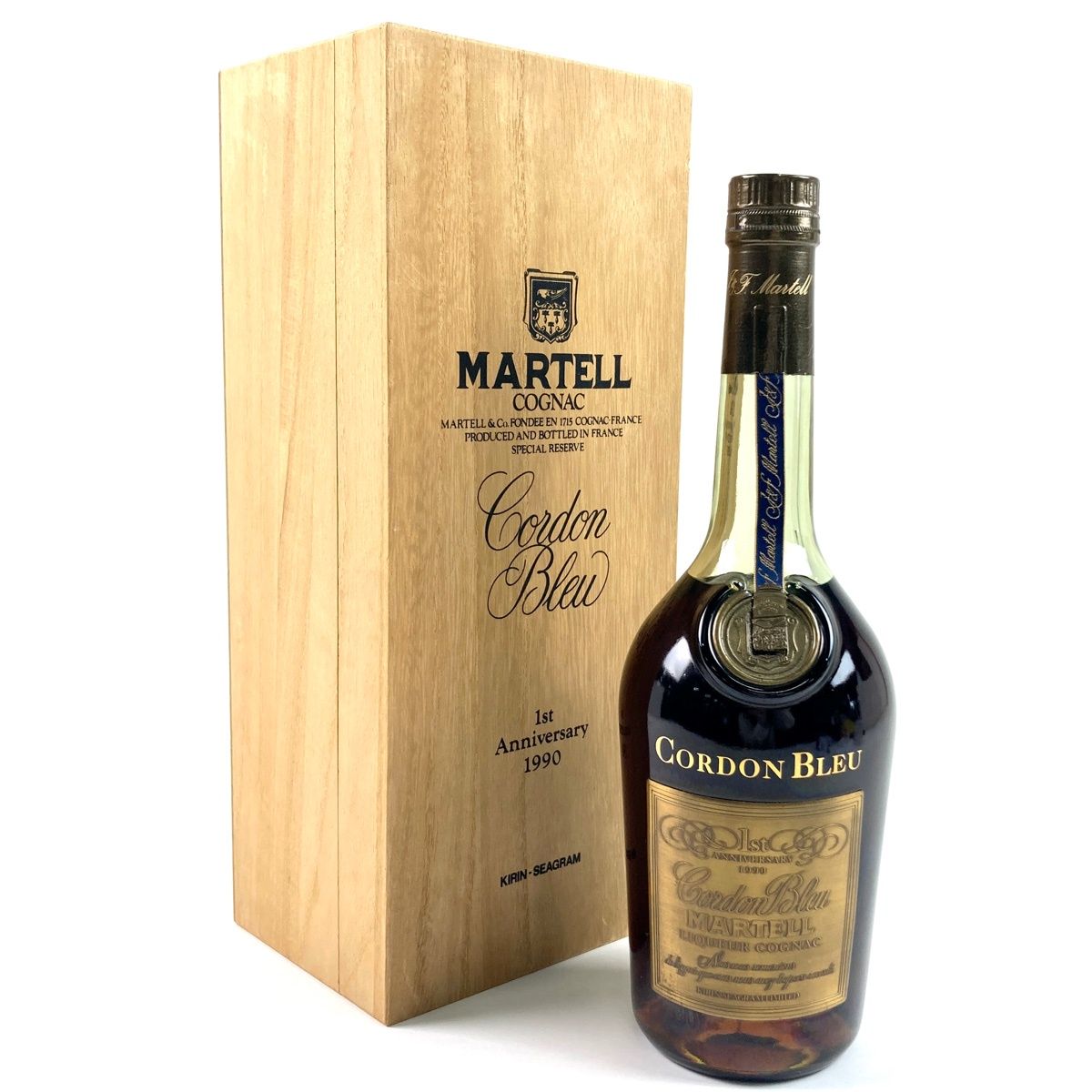 マーテル MARTELL コルドン ブルー ファースト アニバーサリー 1990 グリーンボトル 700ml ブランデー コニャック 【古酒】