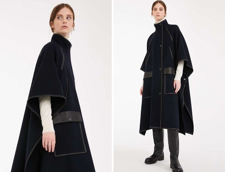 極美品 MaxMara クチートアマーノ 滝沢眞規子さん着用ポンチョコート