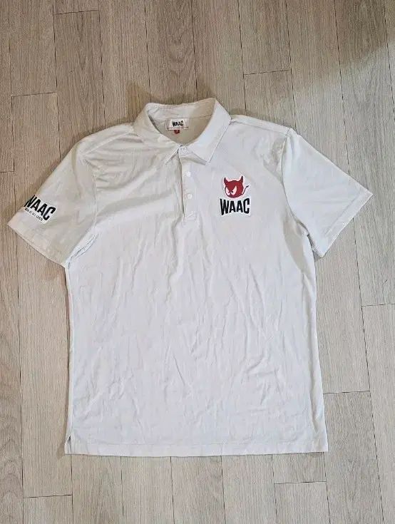 WAAC 半袖 カラーTシャツ 白 95 バスト 50