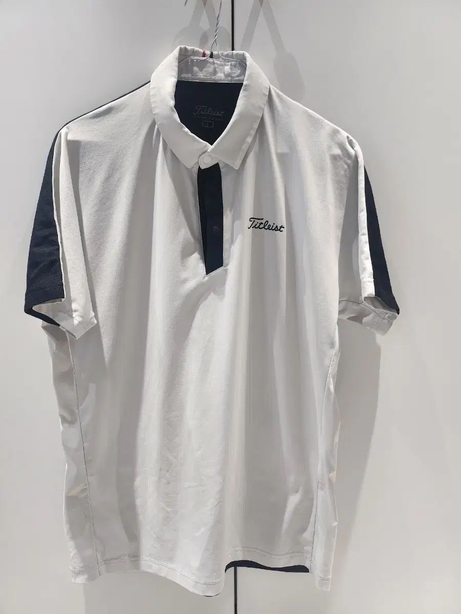 Titleist(タイトリスト) 白 ゴルフ 半袖 カラーTシャツ