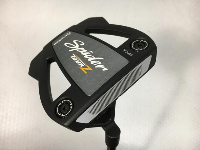 返品OK 【中古ゴルフクラブ】テーラーメイド スパイダー ツアー Z TM1 TRUSS ヒール パター 2024 KBS BLACK STEPLESS スチール パター