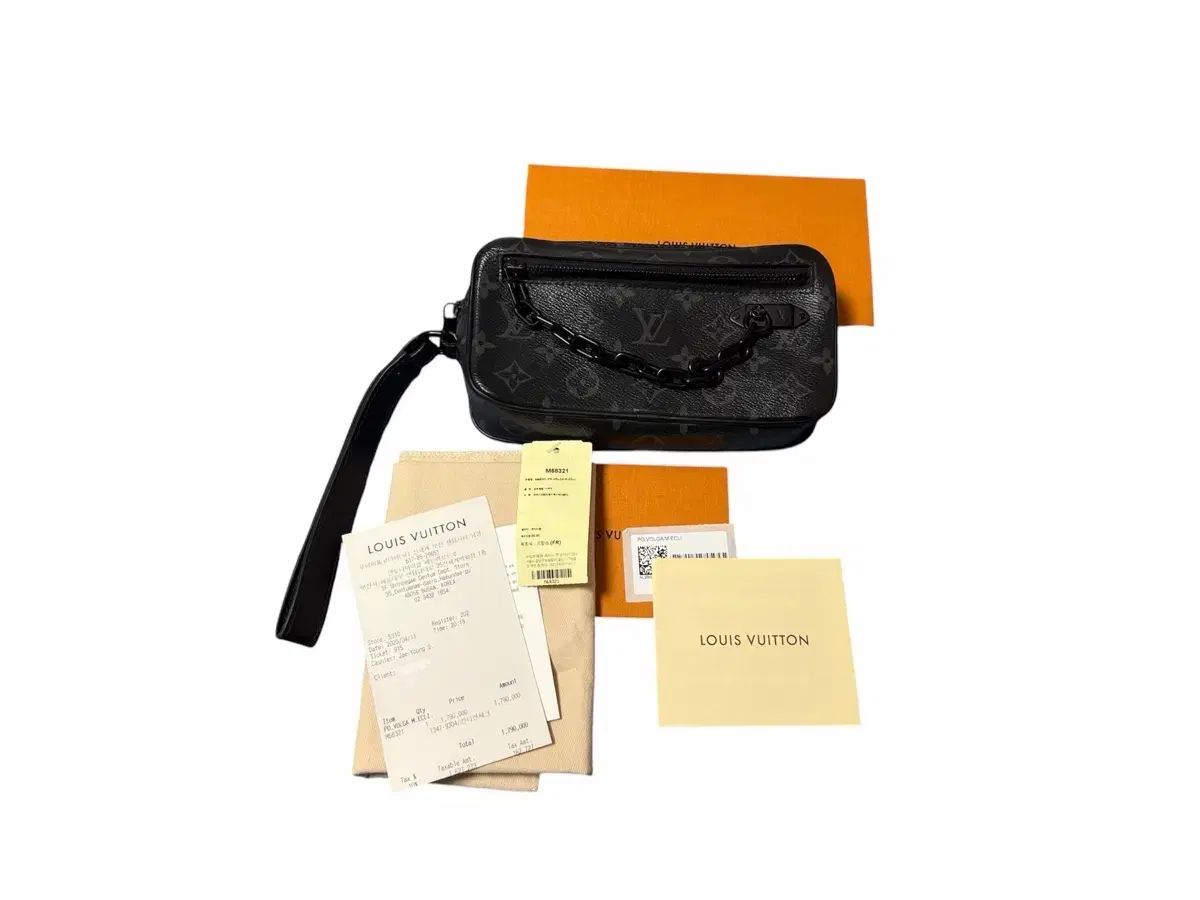フルセット Louis Vuitton ルイヴィトン ポシェット ヴォルガ モノグラム クラッチバッグ チェーン バッグ