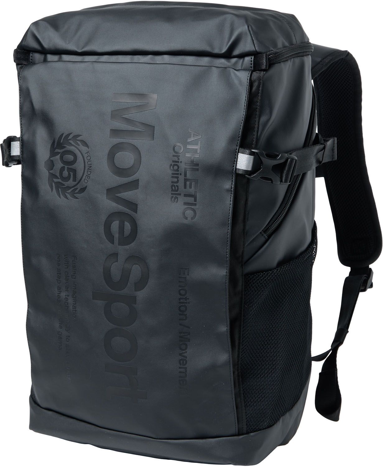 ムーブスポーツ MOVESPORT スクエアバッグ 30 バックパック リュックサック ザック カバン 30L 耐水 通気性 PCスリーブ 抗菌 防臭 フィット感 リフレクター ハーネス 快適 ST6SBP30U BKPK ブラック×ピンク