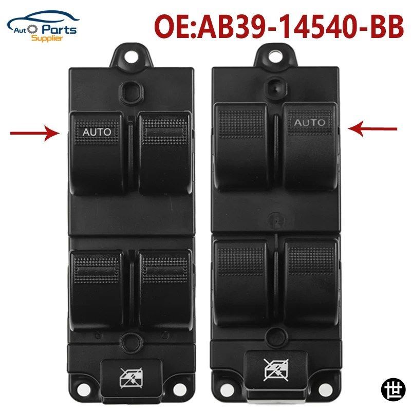 AB3914540BB フロント左/右マスターパワーウィンドウコントロールスイッチフォードレンジャー 2012-2015マツダBT50 2013-2016用AB39-14540-