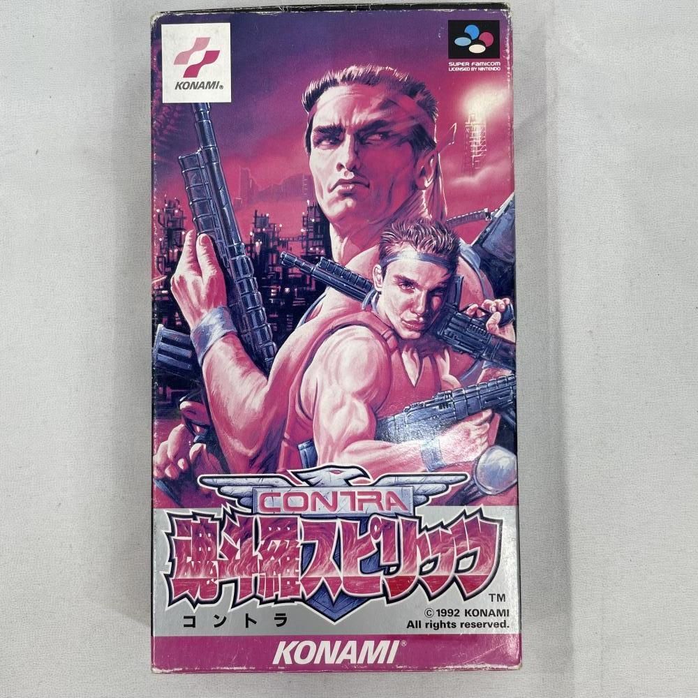【中古】SFC）魂斗羅ｽﾋﾟﾘｯﾂ[79]