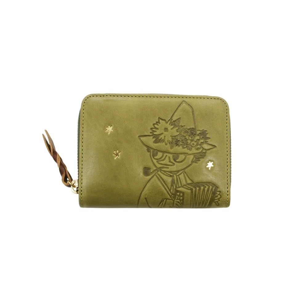 新品 [Moomin] 【公式】 ムーミン 二つ折り財布 2つおり お財布 本革 レザー 牛革 STANDARD スタンダード No.82012