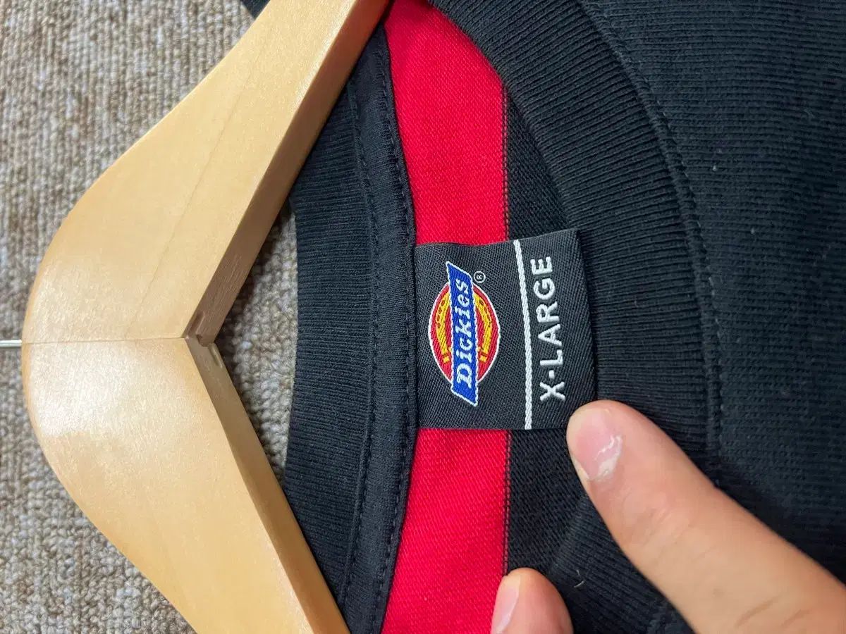 DICKIES ストライプ 半袖Tシャツ XL