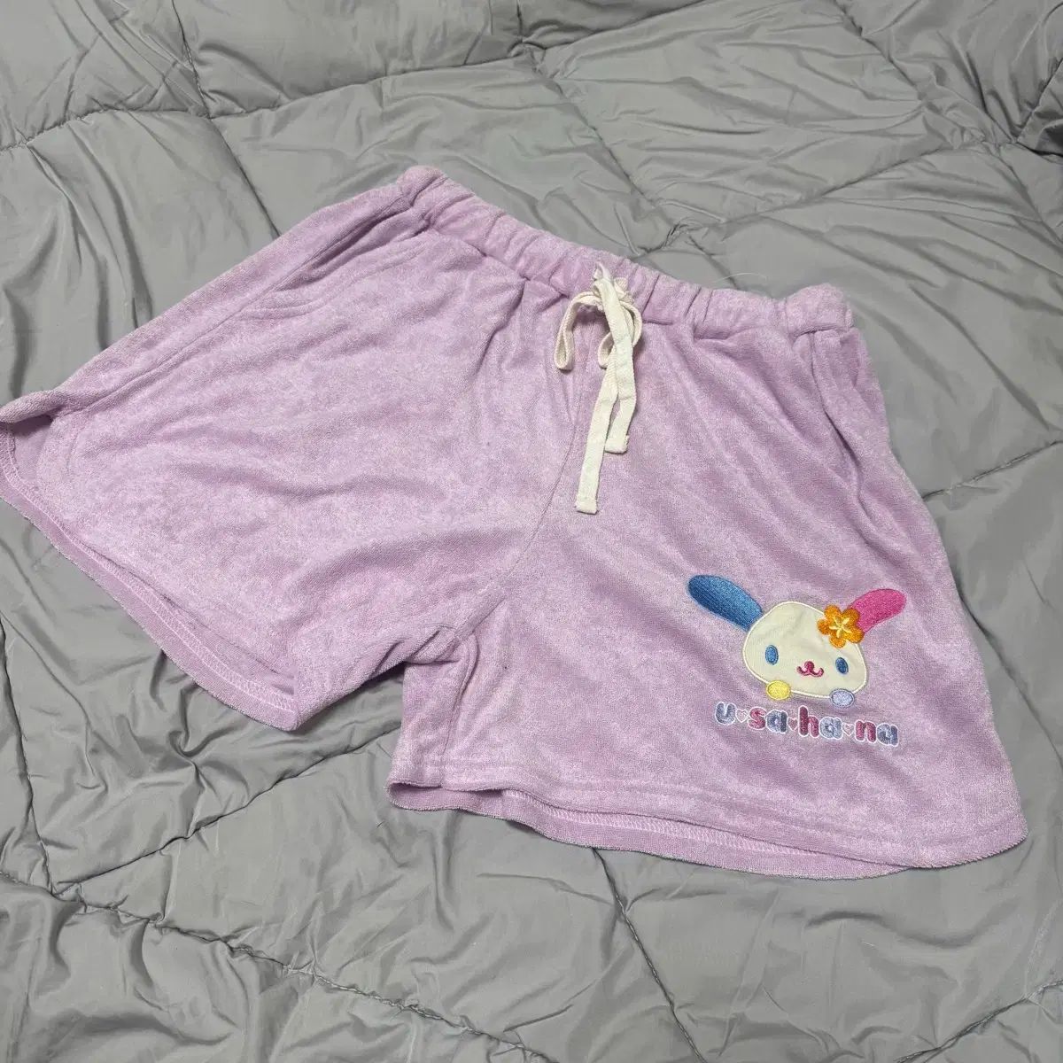 ウサハナ Sanrio キャラクターズ ピンク パジャマ ハーフパンツ L
