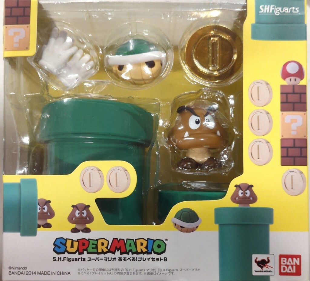 バンダイ S.H.Figuarts SUPER MARIO あそべる!プレイセットB