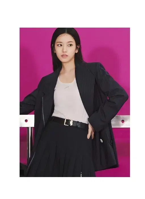 LUCKY CHOUETTE ラッキーシュエトゥ テーラード ダブル ジャケット 55 66 サイズ 正規品
