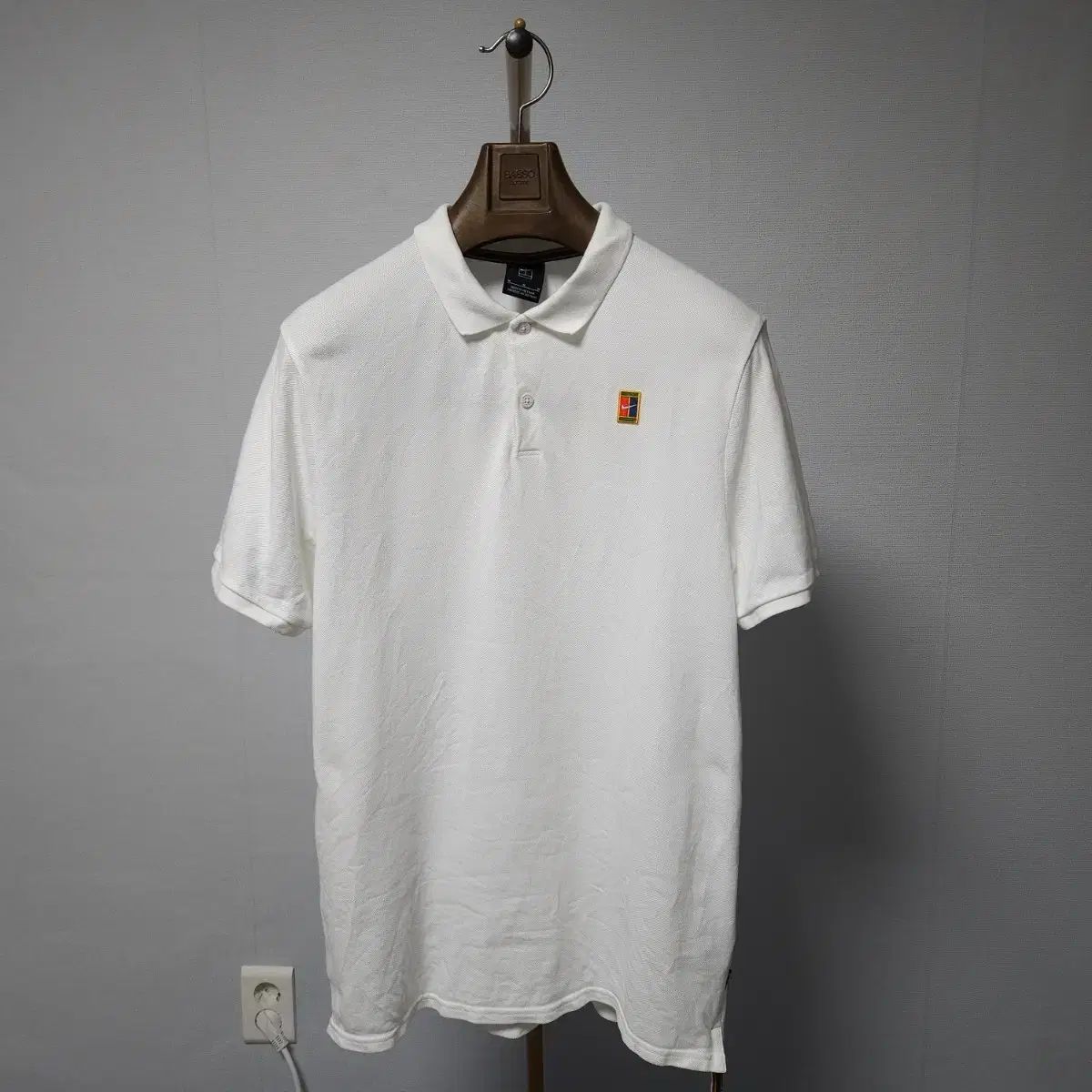 M) ナイキ ヘリテイジ テニス ロゴ 半袖 カラーTシャツ