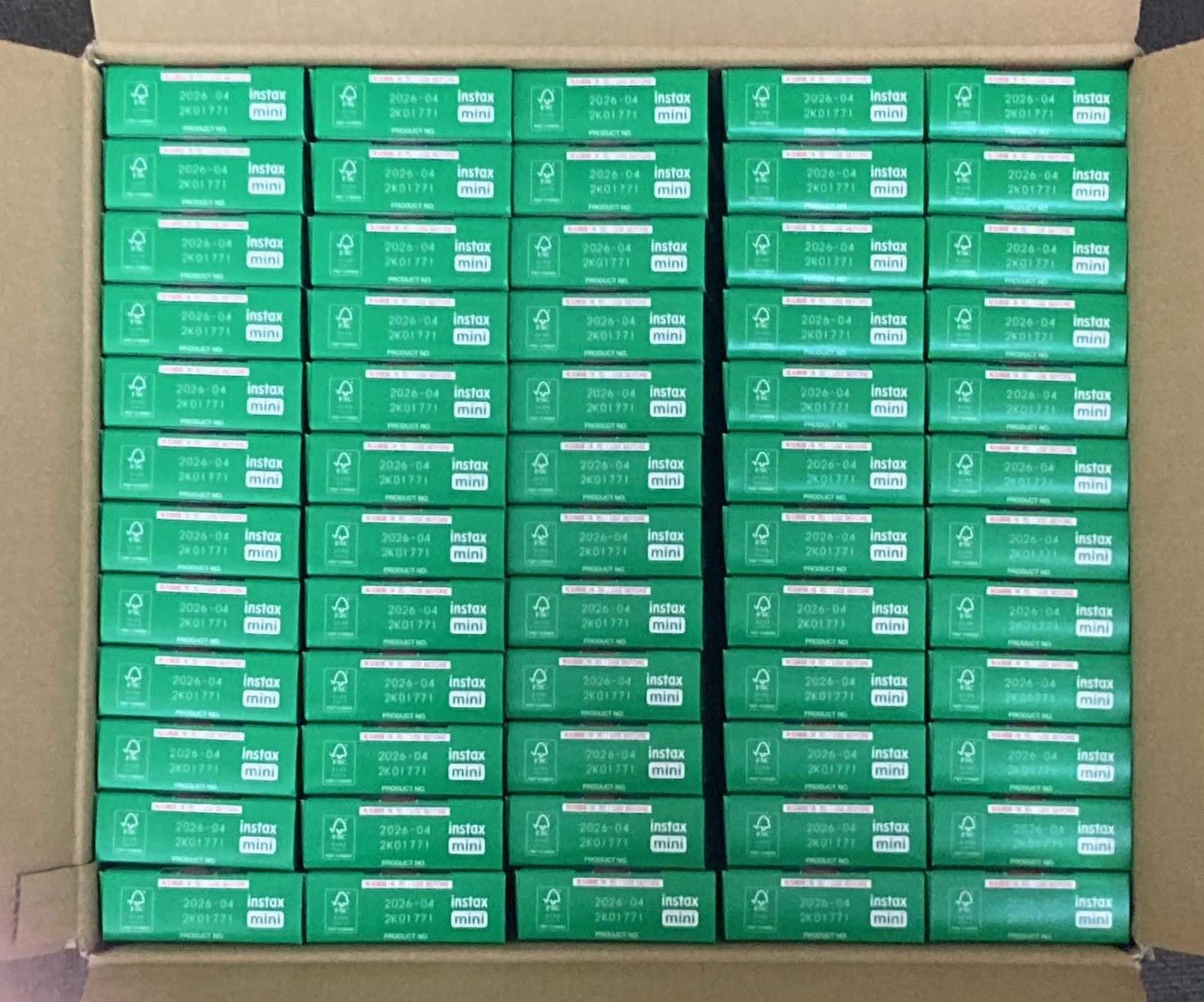 富士フイルム チェキフイルム インスタントカメラ用フィルム、1本パック60箱入り業務用元箱、計600枚セット