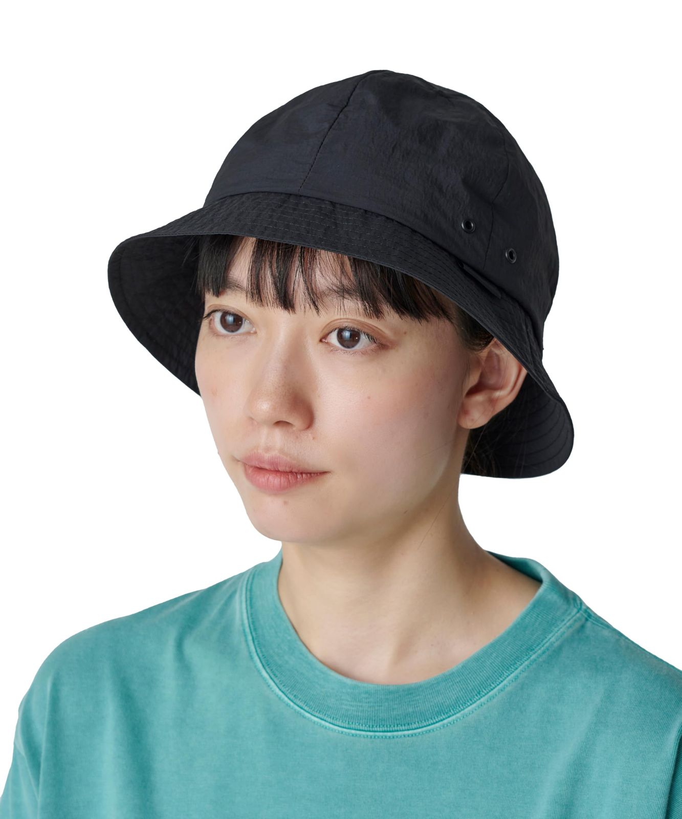新品 スノーピーク(snow peak)キャップ Nylon Tussah Hat size 2 BLACK AC-25SU009 キャンプ アウトドア フェス