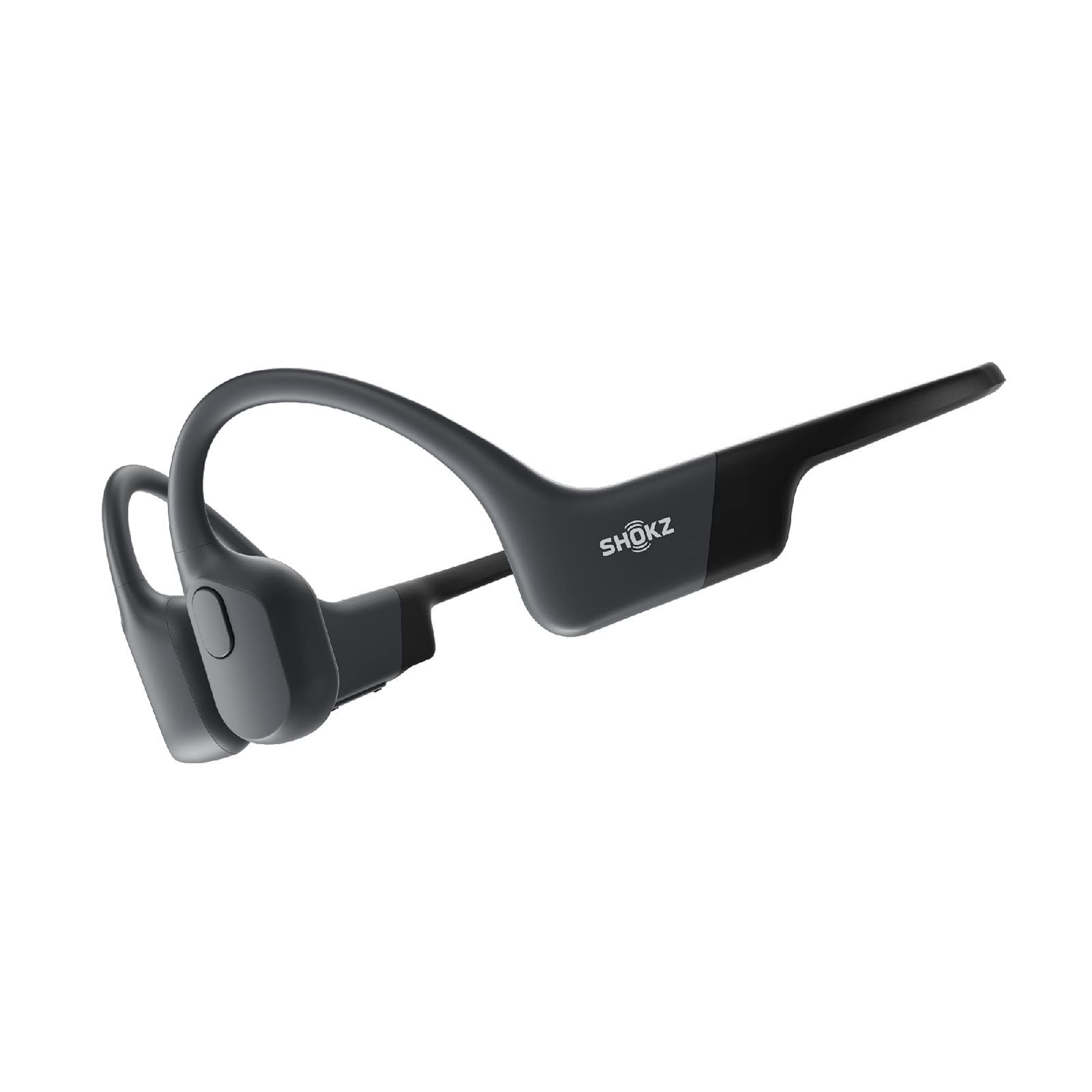 Shokz (ショックス) OpenRun 骨伝導イヤホン ワイヤレスイヤホン オープンイヤー 【IP67防水防塵 DualPitch技術 8時間連続再生 Bluetooth 5.1】 耳を塞がない ながら聴き 軽量 マイク付き 自動ペアリン 2bb51b7d
