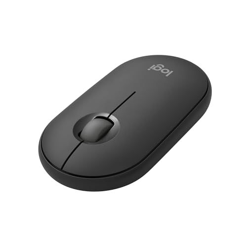 ロジクール ワイヤレスマウス PEBBLE MOUSE2 M350sGR 薄型 静音 Bluetooth Logi Bolt マウス 無線 ワイヤレス 左右対称 Easy-Switch 4000dpi 電池寿命24ケ月 windows mac ef61625d