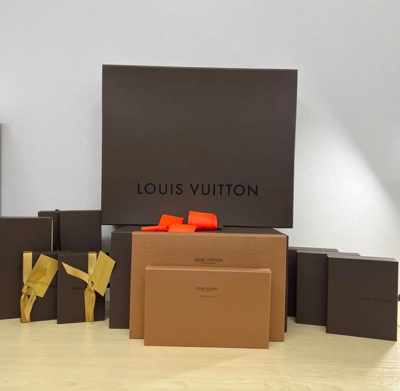 LOUIS VUITTON ルイヴィトン 空箱 ショッパー リボン 布袋 まとめ売り