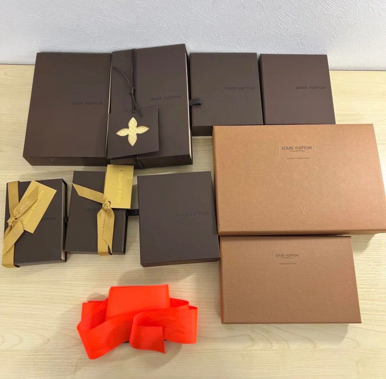 LOUIS VUITTON ルイヴィトン 空箱 ショッパー リボン 布袋 まとめ売り