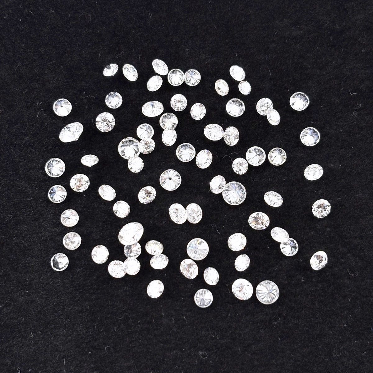 ダイヤルース 裸石 素材 まとめ売り ダイヤモンド ルース 14.712ct ランクD【中古】
