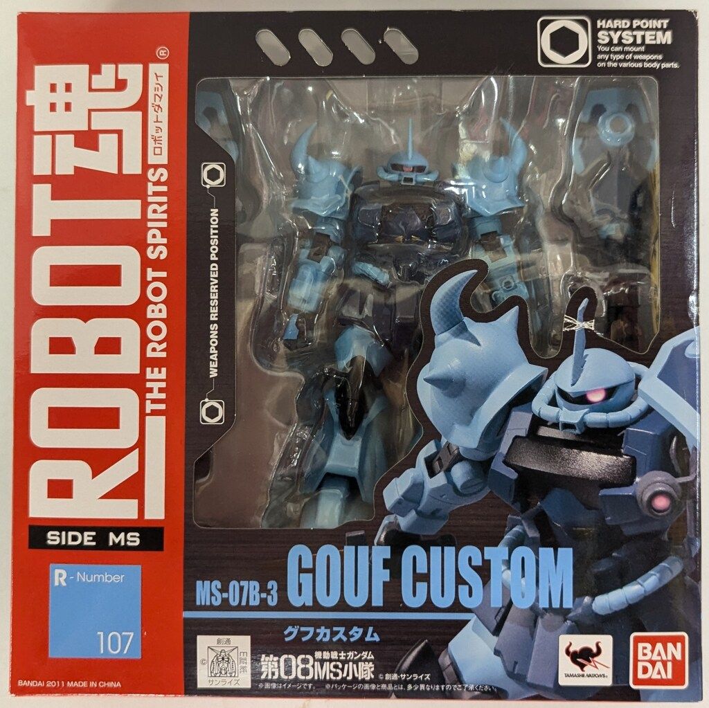 バンダイ ROBOT魂<SIDE MS> 機動戦士ガンダム 第08MS小隊 グフカスタム 107