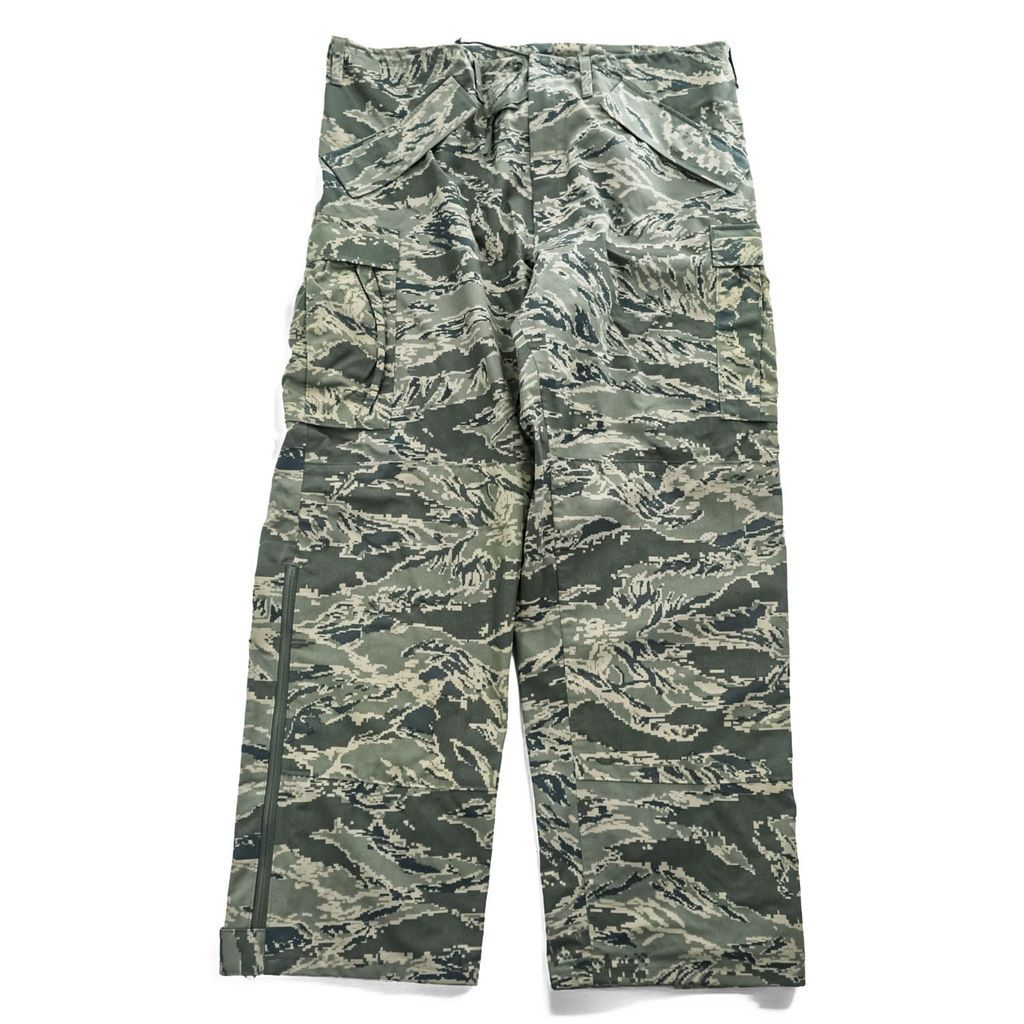 US AIR FORCE APECS ABU 米軍 カーゴ ワークパンツ L カーキ 防水 デジタルタイガーカモ 8415-01-547-3032