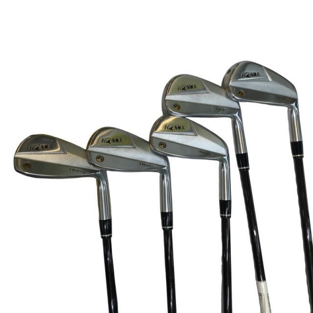 【中古】 本間ゴルフ TOUR WORLD TR21X 5S アイアンセット IR VIZARD TR20-65 (フレックスR) メンズ 男性用 右利き 右用 Cランク ゴルフクラブ