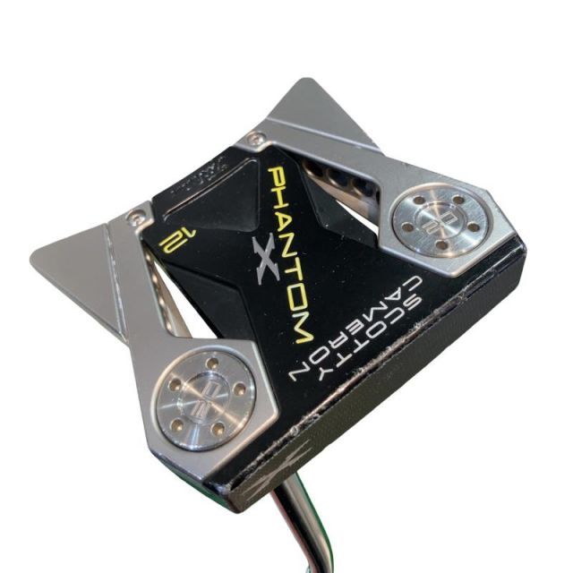 【中古】 タイトリスト SCOTTY CAMERON PHANTOM X 12 33インチ USA パター PT スチール (フレックスその他) メンズ 男性用 右利き 右用 Cランク ゴルフクラブ