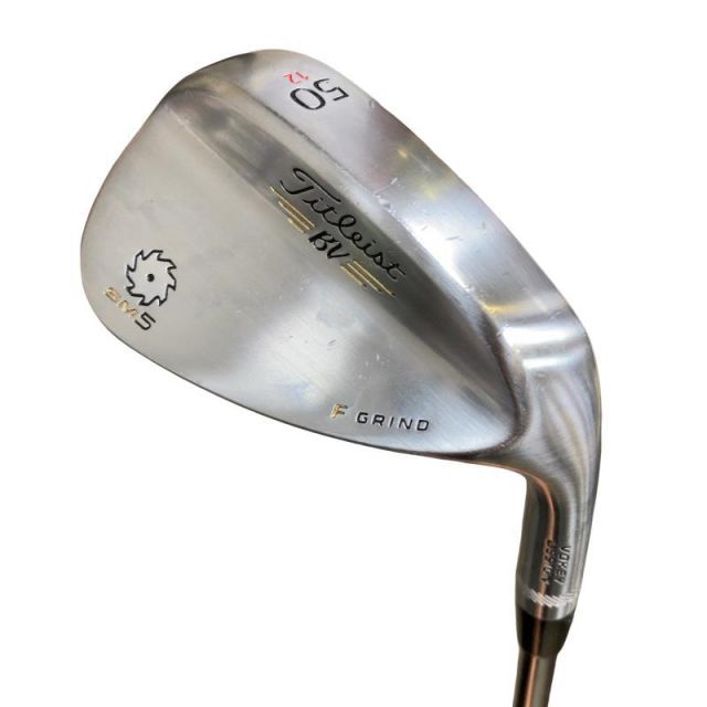 【中古】 タイトリスト VOKEY SPIN MILLED SM5 ツアークロム 50°/12°F ウェッジ WG Dynamic Gold (フレックスS) メンズ 男性用 右利き 右用 Cランク ゴルフクラブ