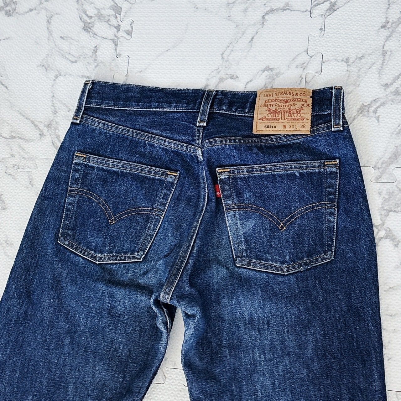 90s USA製 リーバイス 501xx W30 ジーンズ 刻印553 1998年製 USA製