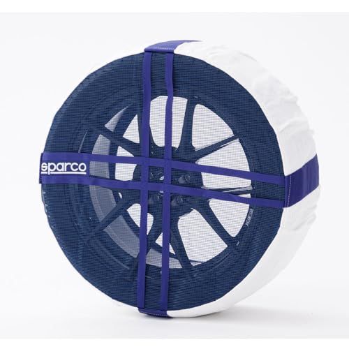SPARCO スパルコ スノーソックス シールド スノーチェーン 布製タイヤチェーン 非金属 ファイバークロス 布 タイヤ滑り止め 滑り止め 簡単装着 タイヤチェーン 制限速度50km 軽量 325R68/ 2ce92943