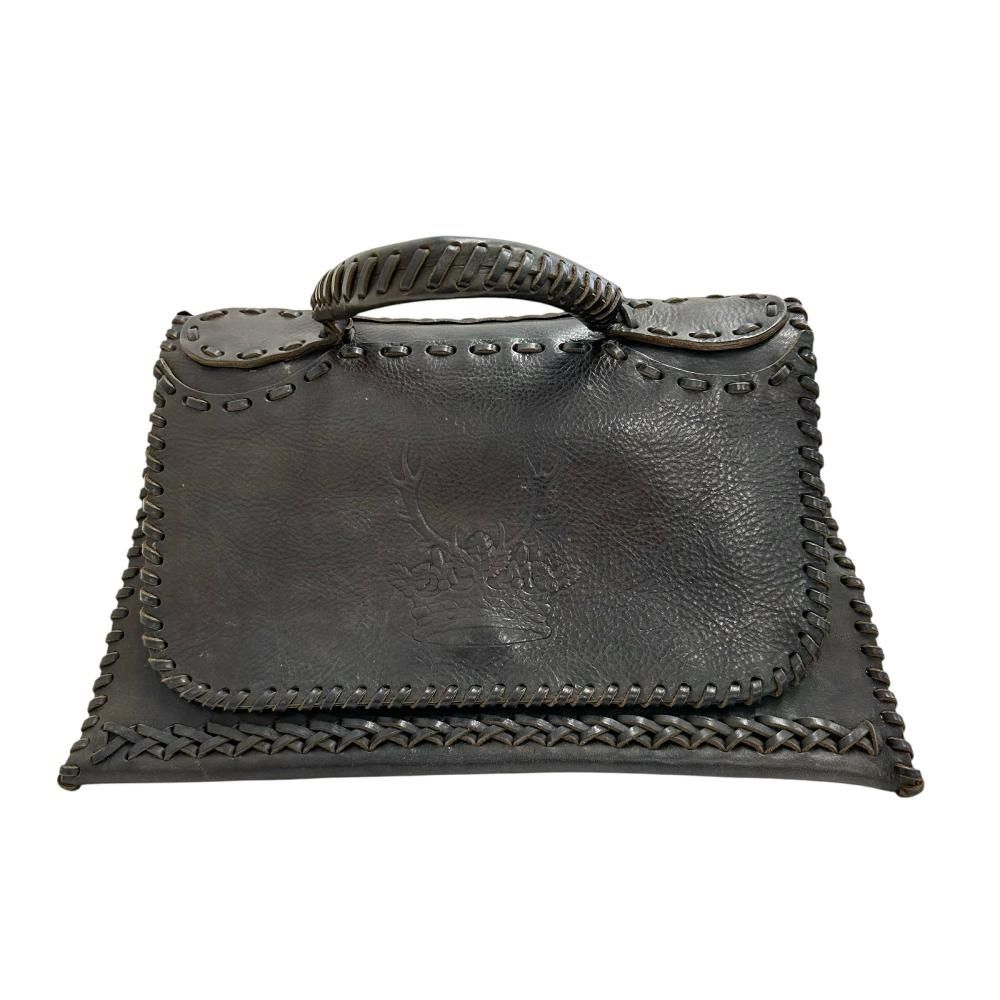 【FENDI/フェンディ】オールドハンドバッグ ハンドバッグ レザー ブラック レディース 【中古】【真子質店】【BL】